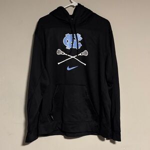 Men’s Nike Therma-Fit North Carolina Lacrosse Black Hoodie Sz. XL